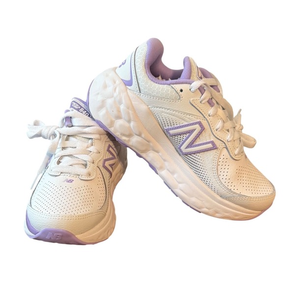 New Balance Shoes - NWT New Balance Fresh Foam X 840FW1 Walking Shoes White Purple Womens 5.5